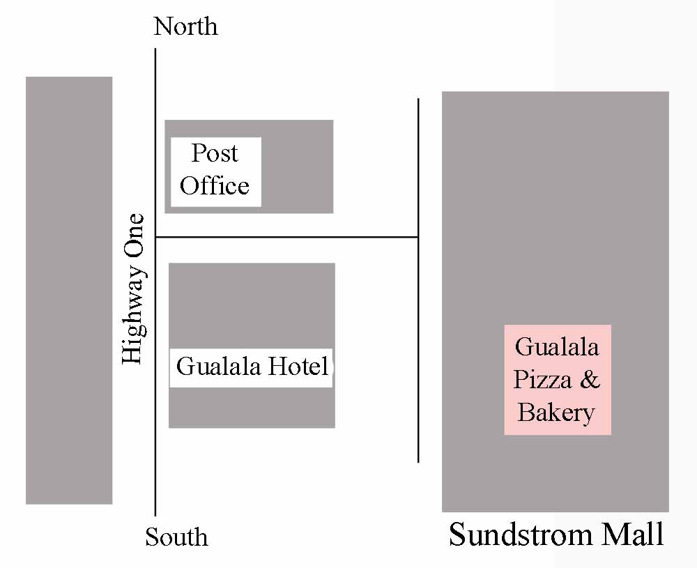 map of Gualala